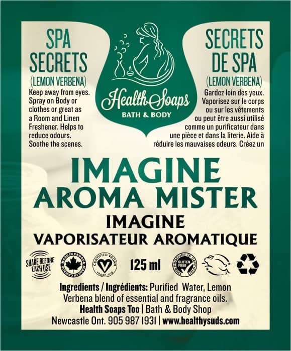 Spa Secrets Natural Aroma Mister 125ml Health Soaps Bath & Body